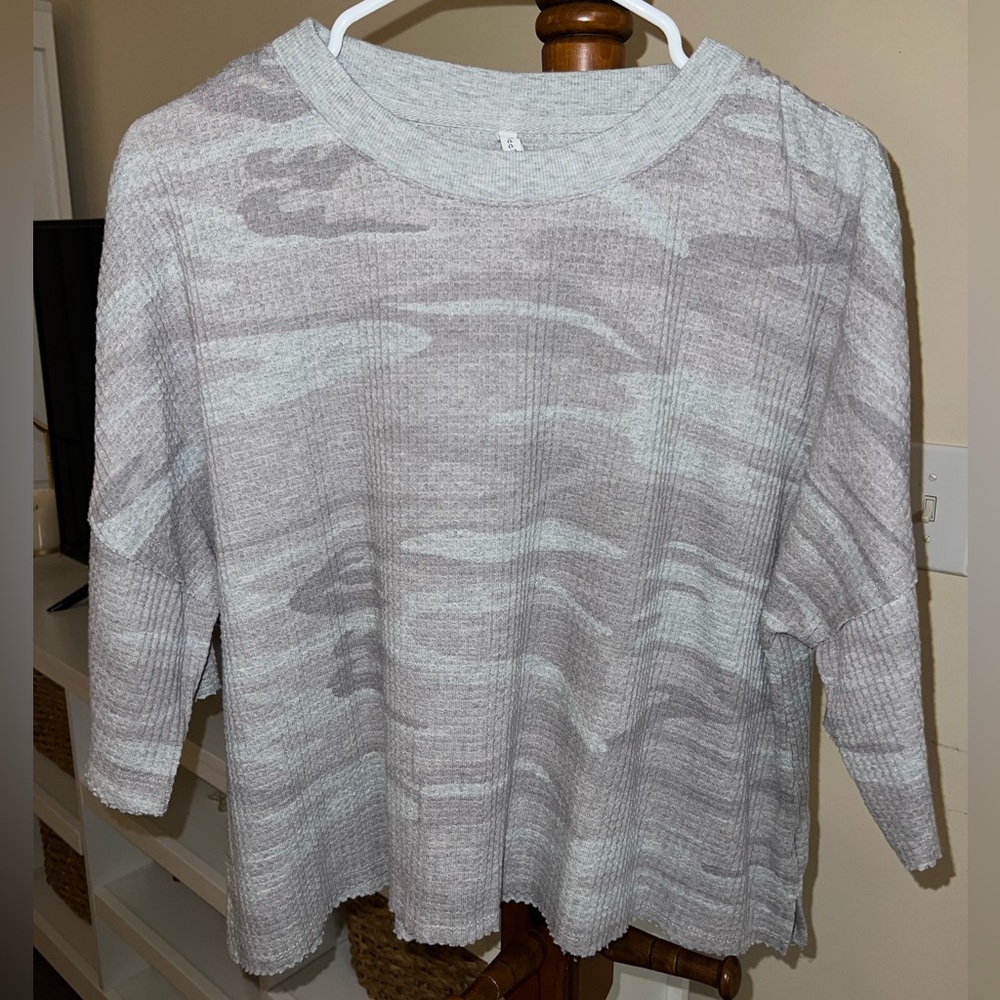 Z Supply Camo Waffle Top